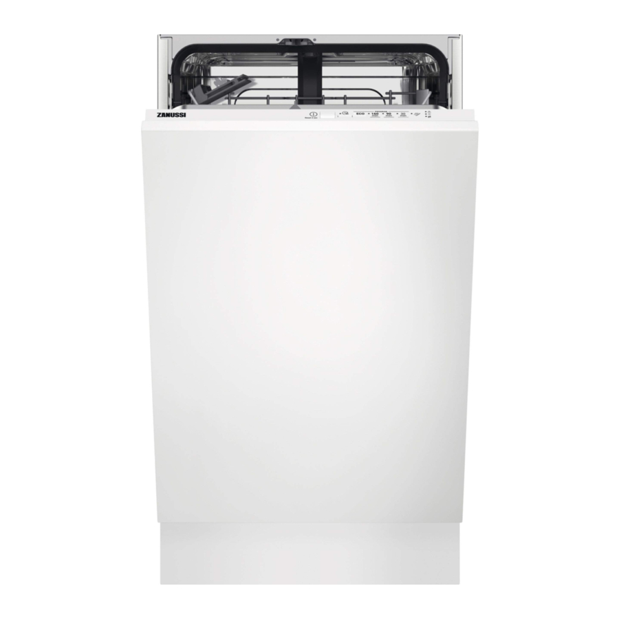 Zanussi ZSLN1211 Integrated Dishwasher Manual ManualsLib