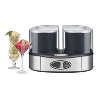 Cuisinart Flavor Duo ICE-40BKC Series Instruction And Recipe Booklet