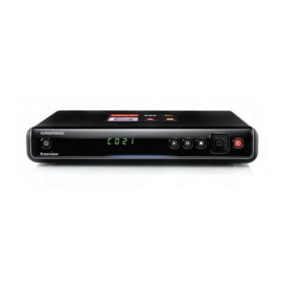 Grundig GDVR501FV Instruction Manual