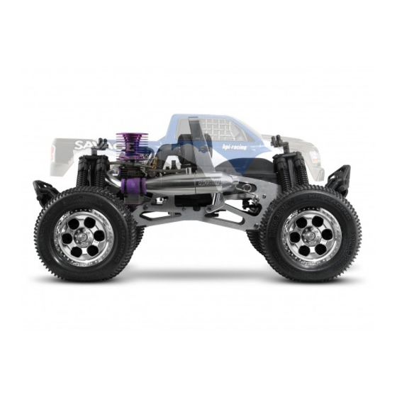 HPI RACING SAVAGE 25 INSTRUCTION MANUAL Pdf Download | ManualsLib