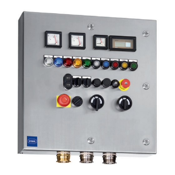 Stahl 8150/5 Series Operating Instructions Manual