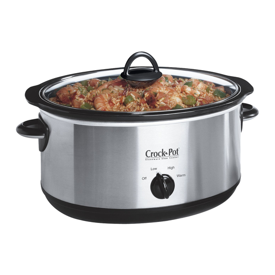 Crock-Pot SCV655B-IUK Instruction Manual