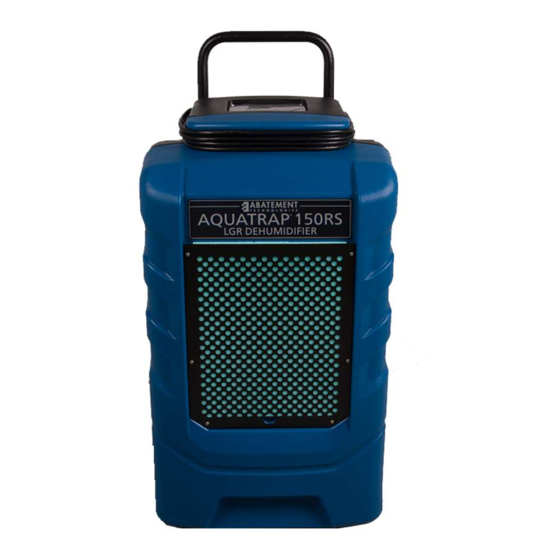 ABATEMENT AQUATRAP AT150RS Operating Manual