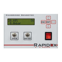 Sensotec Rapidox 1100L Instruction Manual