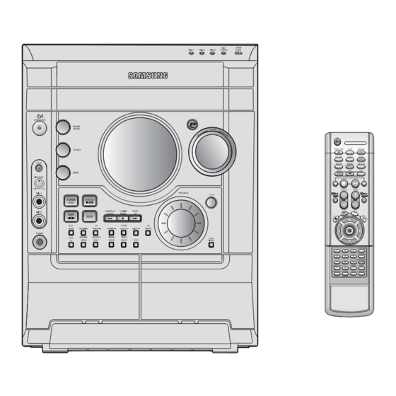 Samsung MAX-DJ14500 Instruction Manual