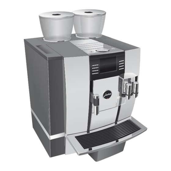 Jura GIGA X7 Professional Instructions For Use Manual