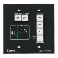 Extron Electronics MLC 104 IP Plus Series User Manual