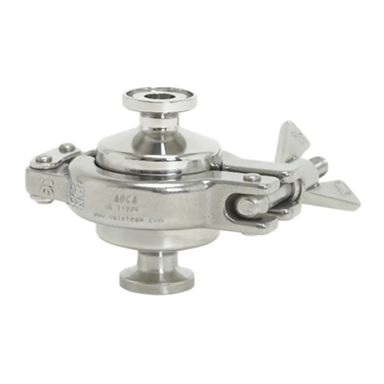 VALSTEAM ADCA TSS 7 Installation And Maintenance Instructions