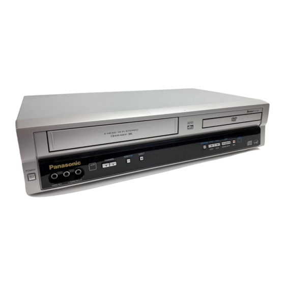 Panasonic PVD734S - DVD/VCR DECK Manuals