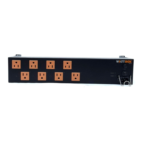 SnapAV WattBox WB-400-8 Owner's Manual