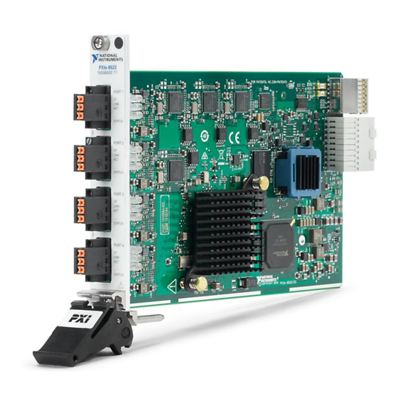 National Instruments PXIe-8522 User Manual