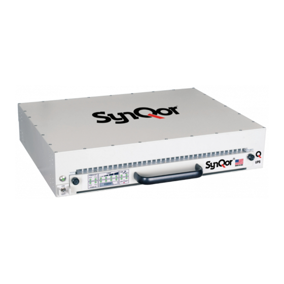SynQor Headquarters UPS-1500-S-2S Series Operator's Manual