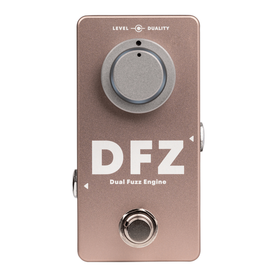 Darkglass Electronics DUALITY FUZZ User Manual