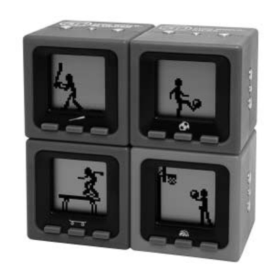 Radica Games CUBE WORLD stick people sticking together 4 Series Instruction Manual
