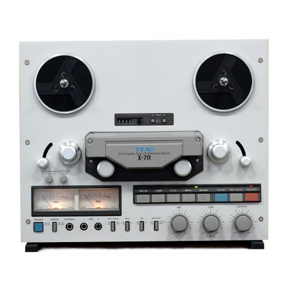 Teac X-7RMKII Service Manual