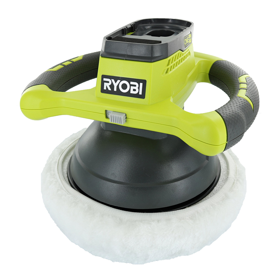 Ryobi P435 - BUFFER / POLISHER Manual