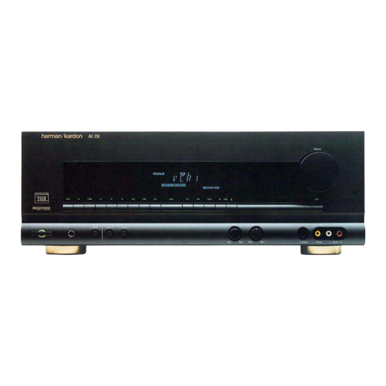 Harman Kardon AVI 250 Owner's Manual