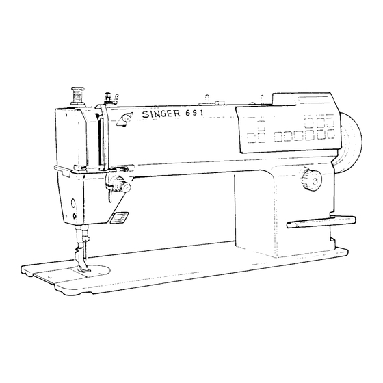Singer 691D100GG Service Manual