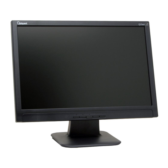 Optiquest Q19wb Kullanma Kılavuzu