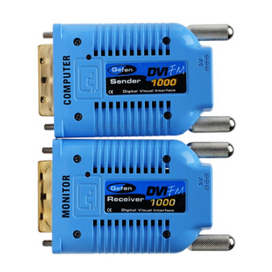 Gefen EXT-DVI-FM-1000 User Manual