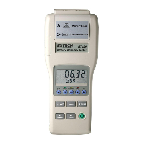 Extech Instruments bt100 User Manual