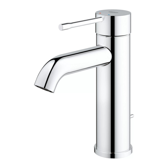 Grohe ESSENCE NEW Series Installation Manual