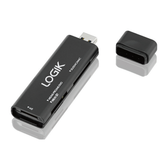 Logik LUSB3CR14 Manuals