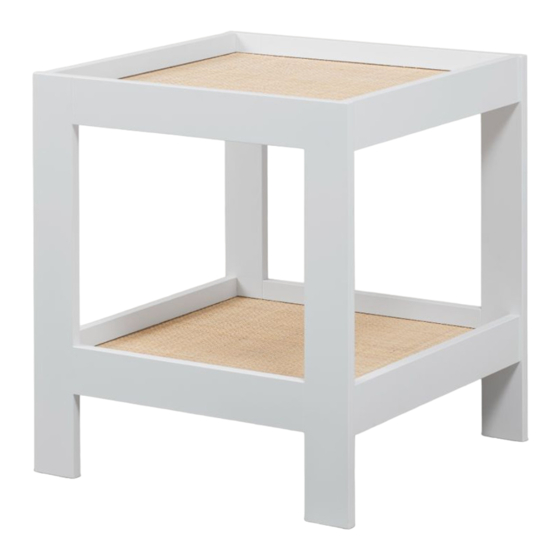 Mocka Savannah Side Table - Square Assembly Instructions