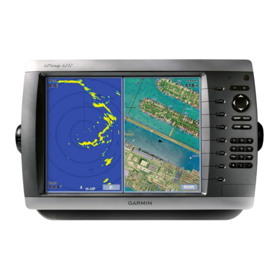 Garmin GPSMAP 4212 Quick Reference Manual