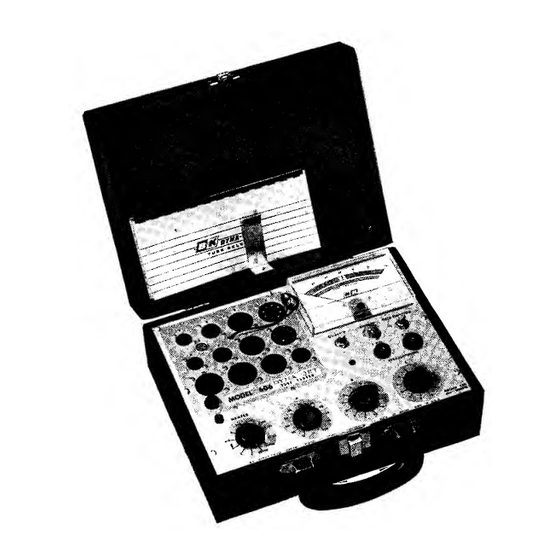B&K DYNA-JET 606 Instruction Manual