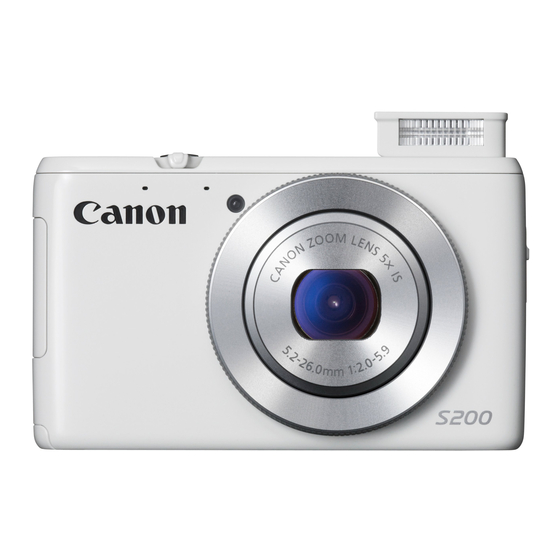 Canon PowerShot S200 User Manual
