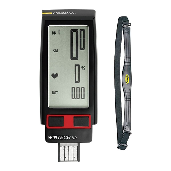 Mavic Wintech Ultimate User Manual