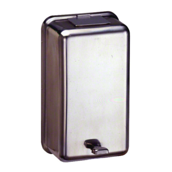 Bobrick B-132 Instructions For Installation