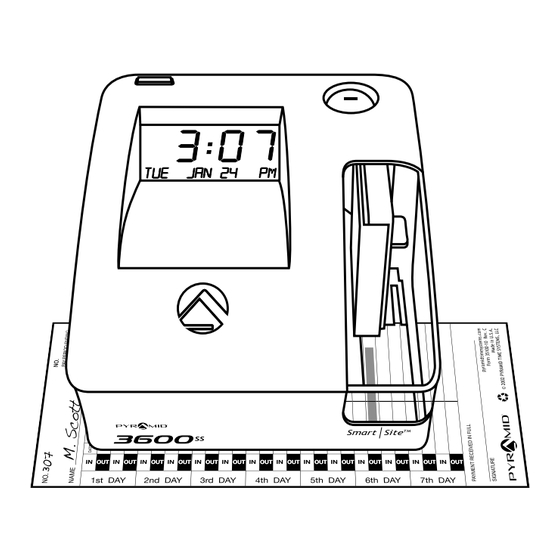 Pyramid SMART SITE 3600SS User Manual