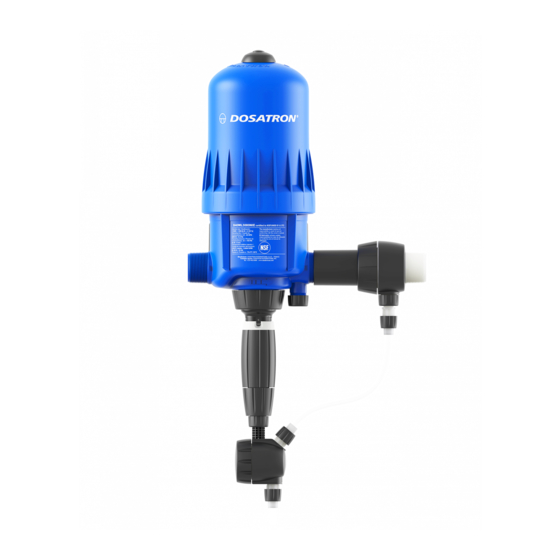 dosatron D40WL3000NIEAF Owner's Manual