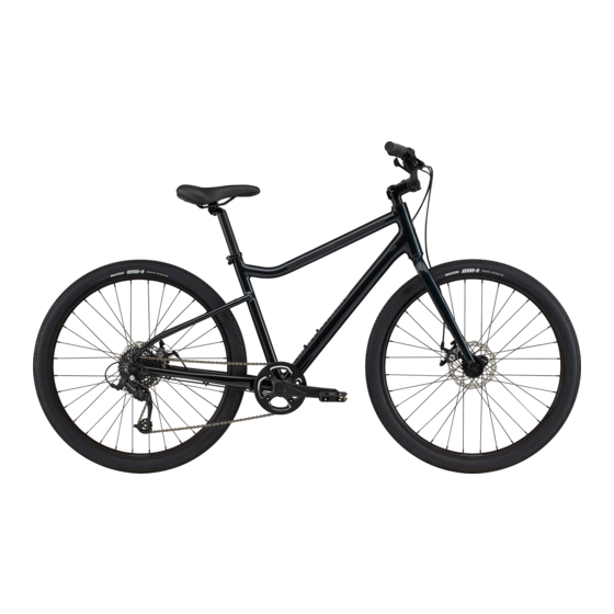 Cannondale Treadwell Quick Start Manual