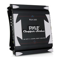 Pyle PLA2200 User Manual