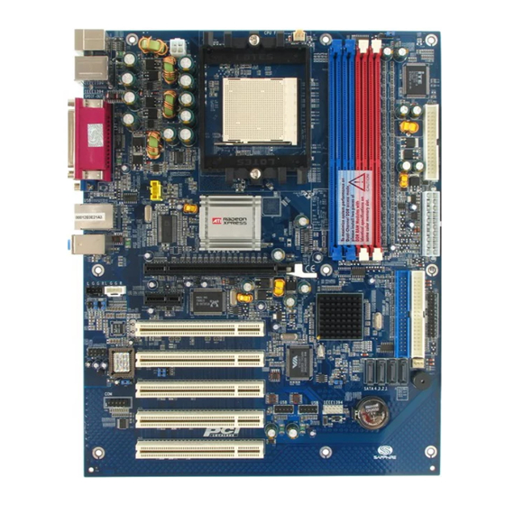 PC Partner SAPPHIRE PURE PERFORMANCE Manuals