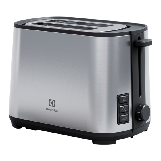 Electrolux Create 4 Toaster E4T1-4ST User Manual