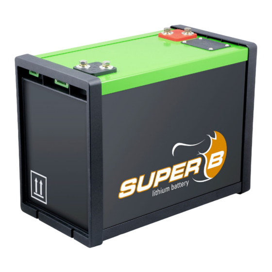 Super B SB12V160E-ZC Manual