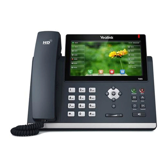 Yealink T48S Quick Reference Manual