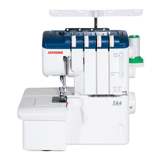 Janome FA4 Service Manual