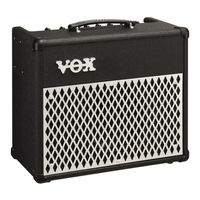 Vox DA15 Owner's Manual