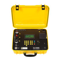 Chauvin Arnoux C.A 6292 Manual