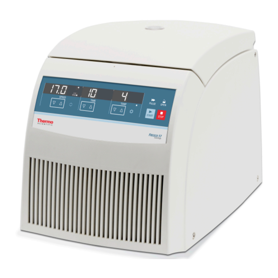 ThermoFisher Scientific Fresco 21 Instructions For Use Manual