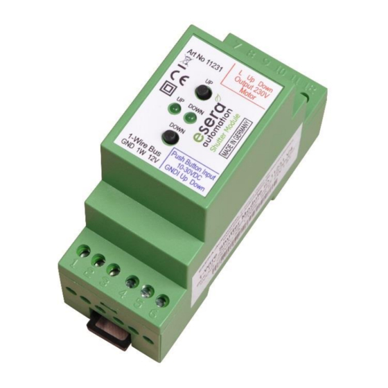 esera automation Shutter Pro V4 User Manual