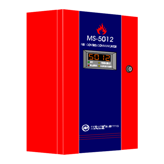 Fire-Lite Alarms MS-5012 Manuals