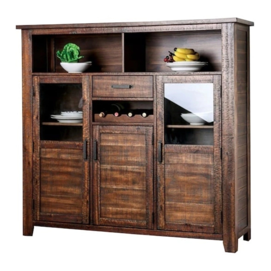 Furniture of America Wichita CM3061SV Assembly Instructions Manual