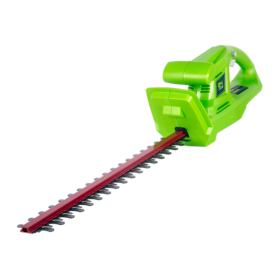 GreenWorks HT24B01 Owner's Manual