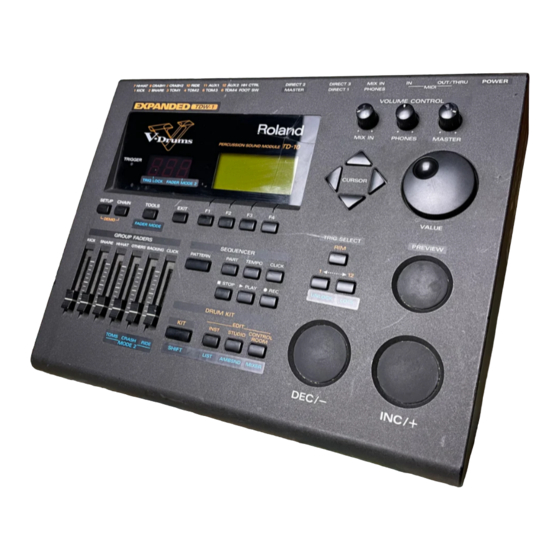 Roland TDW-1 Owner's Manual